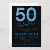 50 et fabuleuse invitation d'anniversaire (Devant / Derrière)