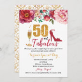 50 et fabuleuse invitation d'anniversaire pour les (Devant / Derrière)