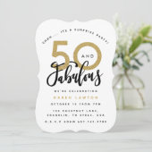 50 et fabuleuse invitation surprise fête d'anniver (Debout devant)