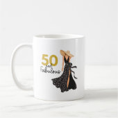 50 et fabuleuse Mug noir et or (Gauche)