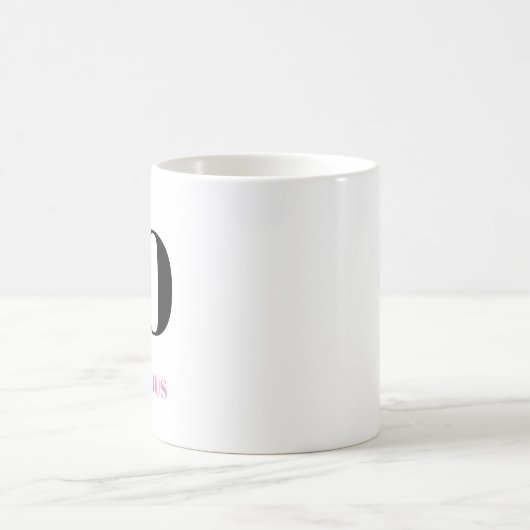 50 et fabuleuse Mug rose (Centre)