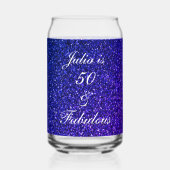 50 Et Fabuleuse Parties scintillant Bleue Annivers (Verso)