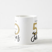 50 et fabuleuse tasse d'anniversaire (Centre)