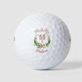 50 et fabuleuses balles de golf 50e anniversaire (Devant)
