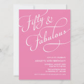 50 et fabuleuses invitations (Devant)