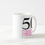 50 et fabuleux 50e anniversaire Gift Mug (Devant droit)