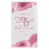 50 et fabuleux 50e anniversaire Sac cadeau (Dos)