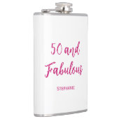 50 et fabuleux 50e flacon moderne rose (Droite)