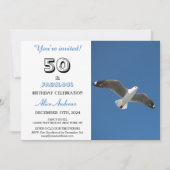 50 et Fabuleux Anniversaire Photo Invitation (Devant)