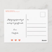 50 et fabuleux corail 50e anniversaire Invitation (Dos)