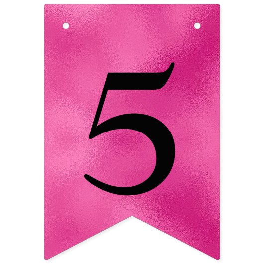 50 Et Fabuleux Drapeaux De Bunting Rose Chaud (Troisième drapeau)