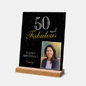 50 et fabuleux Elegant Black Birthday Photo (Angle)