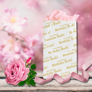 50 et fabuleux sac cadeau Gold personnalisable