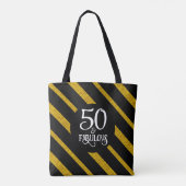 50 et fabuleux Sac fourre-tout noir et or (Dos)