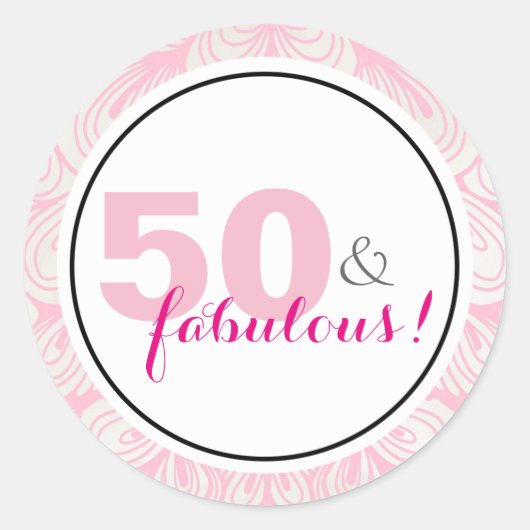 50 et fabuleux Stickers 50e anniversaire (Devant)