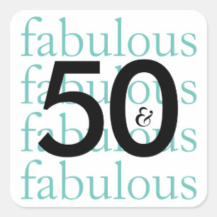 50 et fabuleux Stickers Anniversaire