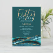 50 et Fabuleux Turquoise Agate Or 50e Invitation d (Debout devant)