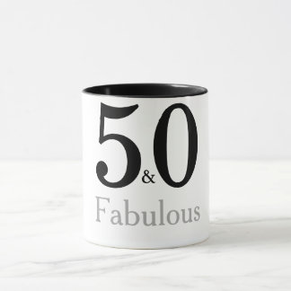 50 et Fabulous Birthday mug