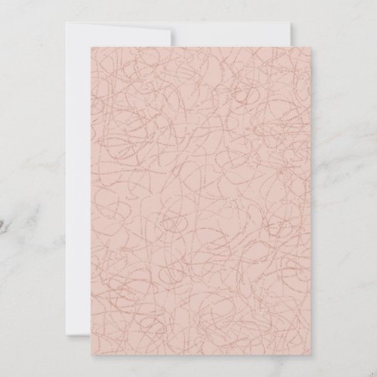 50 et Fabulous Parties scintillant rose Invitation (Dos)