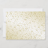 50 et Fabulux Invitation Anniversaire Noir/Or 50èm (Dos)