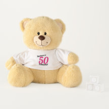 50 et ours de nounours personnalisé par