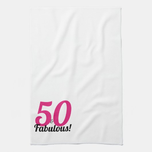 50 et serviette de cuisine fabuleuse (Vertical)
