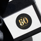 50 et Sticker en or et noir fabuleux