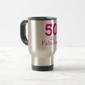 50 et tasse fabuleuse de voyage de l'acier (Devant gauche)