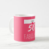 50 et tasse faite sur commande fabuleuse (Devant gauche)