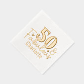 50 & Fabuleux Cinquante Anniversaire Personnalisé (Droite)