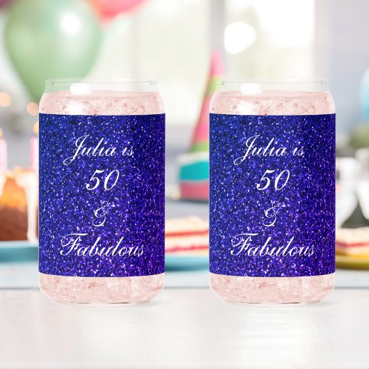 50 Fabuleux Parties scintillant Bleue Anniversaire (Insitu (Anniversaire))