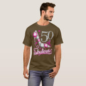 50 Fabuleux t-shirt 50e anniversaire pour femmes (Devant entier)