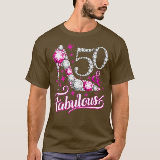 50 Fabuleux t-shirt 50e anniversaire pour femmes (Devant)