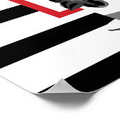 50 & FABULOUS 50e anniversaire Affiche de bienvenu (Coin)