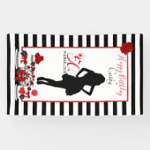 50 & FABULOUS 50e anniversaire bannière personnali (Horizontal)