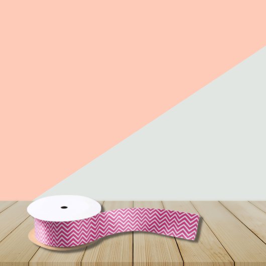 50 & Fabulous 50ste verjaardag roze & witte Chevro Lint