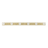 50 & Fabulous 50th Verjaardag Custom Naam Goud Lint (Voorkant)