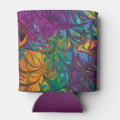 50 & Fabulous Abstract PAARS Aangepaste verjaardag Blikjeskoeler (Achterkant)