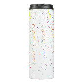 50 & Fabulous Gepersonaliseerde Blauwe Confetti Ve Thermosbeker (Achterkant)