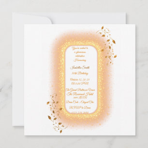 50&Fabulous Gouden Verjaardag Uitnodiging