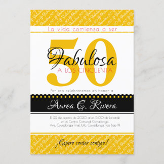 50 & Fabulous yellow Spain / Fabulosa amarillo Kaart