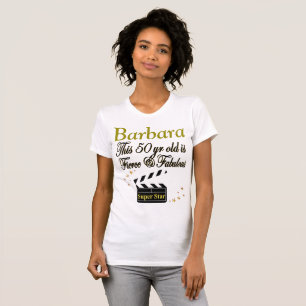 50 & FANTASTISCHE FILMSTER GEPERSONALISEERD T-SHIR T-SHIRT