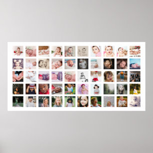 50 Foto Collage Persoonlijk Poster