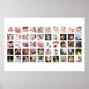 50 Foto Collage Persoonlijk Poster