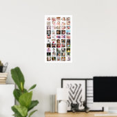 50 Foto Collage Persoonlijk Poster (Thuiskantoor)