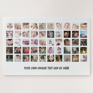 50 Foto Collage, uniek gepersonaliseerd DIY Legpuzzel
