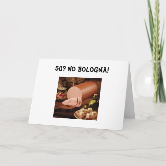 50? GEEN BOLOGNA KAART (Voorkant)