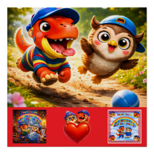 50 glanzende, vierkante premium educatieve uitstal perfect poster