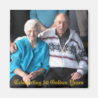 50 gouden jaren vieren magneet