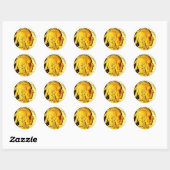 $50 Gouden Munt 3" Stickers (Vel)